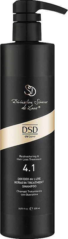 Шампунь восстанавливающий с кератином Keratin Treatment Shampoo 4.1 DSD De Luxe, 500 мл