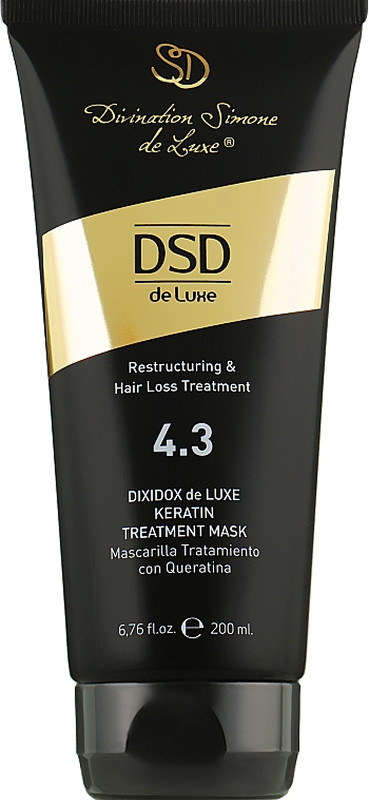 Маска восстанавливающая с кератином Dixidox Keratin Treatment Mask 4.3 DSD De Luxe, 200 мл