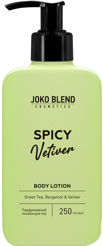 Парфумований лосьйон для тіла Spicy Vetiver Joko Blend, 250 мл на beauty-prof.com Парфумований лосьйон для тіла Spicy Vetiver Joko Blend, 250 мл