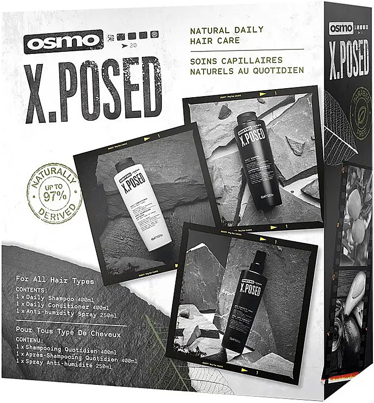 Набор для ежедневного использования  X. Posed OSMO, (400мл/400мл/250мл)