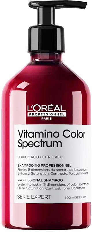 Шампунь для блеска и сохранения цвета Vitamino Color Spectrum 500 мл L’Oreal Professionnel Paris