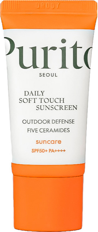 Миниатюра крема солнцезащитного с керамидами Purito Seoul Daily Soft Touch Sunscreen 50+, 15 мл