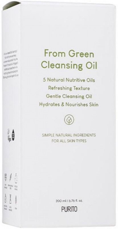 Масло гидрофильное очищающее Purito From Green Cleansing Oil, 200 мл  Фото 2 