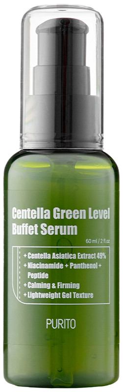 Сыворотка с экстрактом центеллы Purito Centella Green Level Buffet Serum, 60 мл