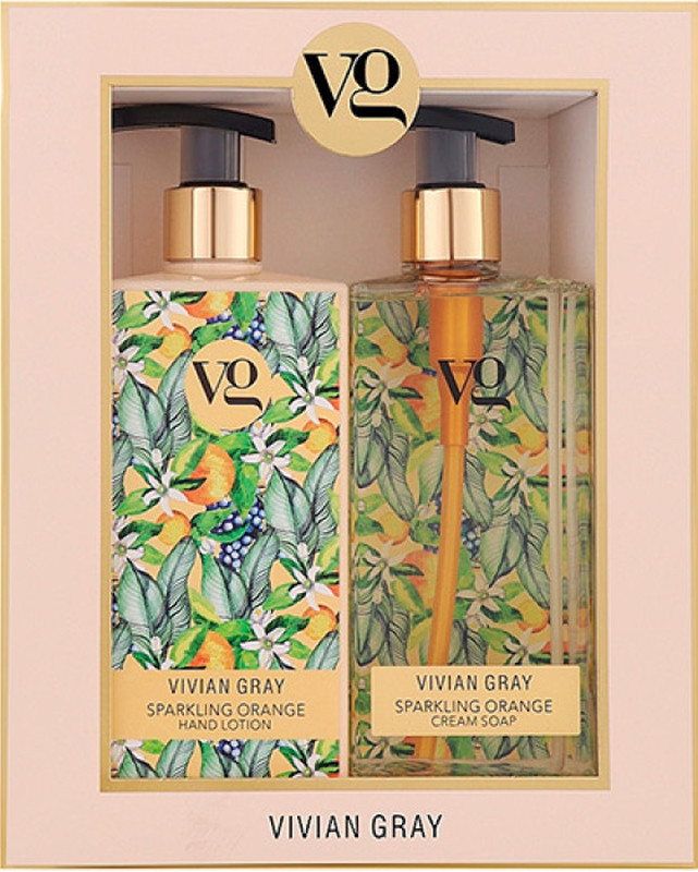 Набір Крем-мило і Лосьйон для рук Sparkling Orange Vivian Gray, 2х350 мл