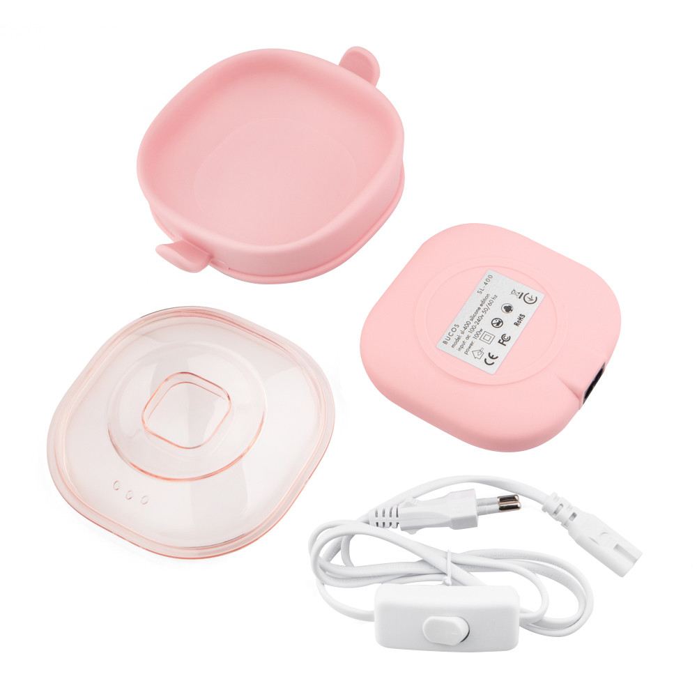 Воскоплав для віску для віску Bucos SL-400 Pink Silicone Edition 400 мл 100 W на beauty-prof.com Фото 2 Воскоплав для віску для віску Bucos SL-400 Pink Silicone Edition 400 мл 100 W Фото 2