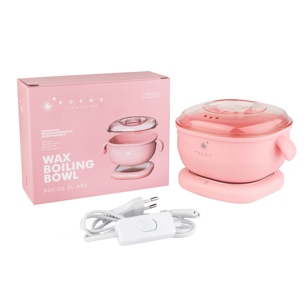 Воскоплав для віску для віску Bucos SL-400 Pink Silicone Edition 400 мл 100 W на beauty-prof.com Фото 3 Воскоплав для віску для віску Bucos SL-400 Pink Silicone Edition 400 мл 100 W Фото 3