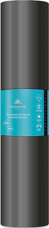 Простынь черная 0,8х200м Monaco