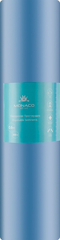 Простирадло блакитне 0,6х200м Monaco 