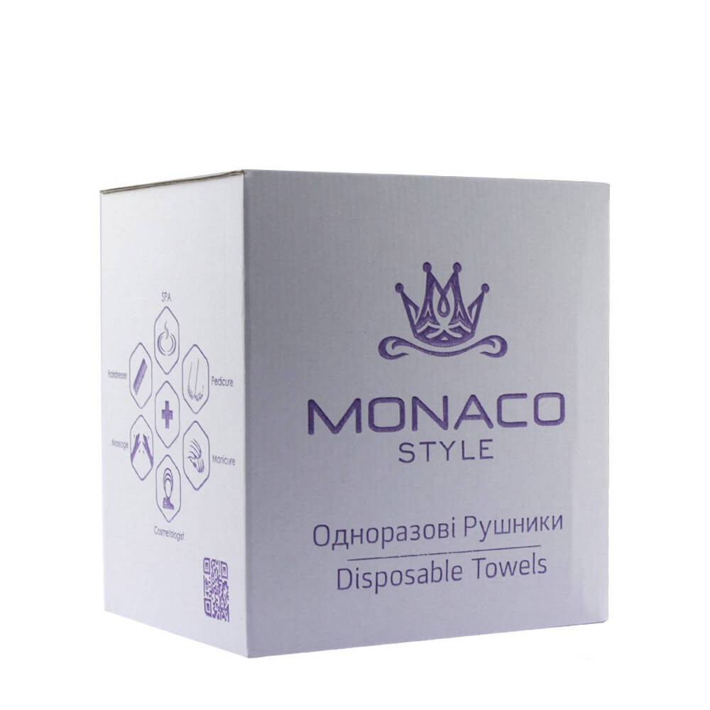 Рушники гладкі 40х70 см Monaco, 50 шт