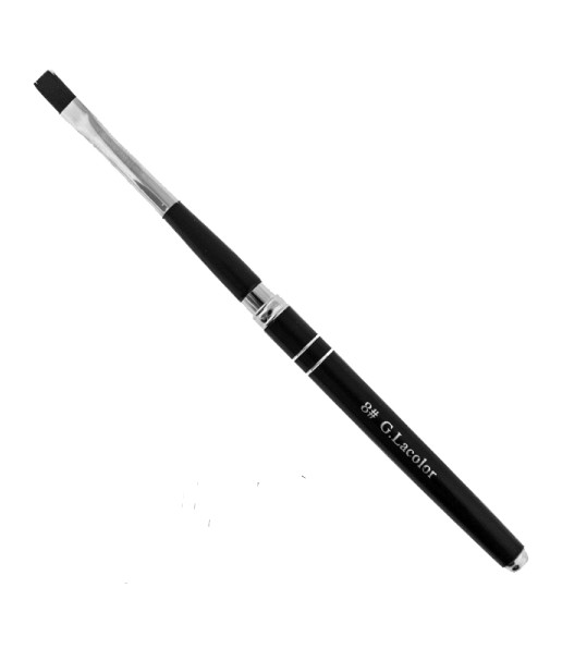 Кисть для наращивания с черной ручкой 8 G. Lacolor*