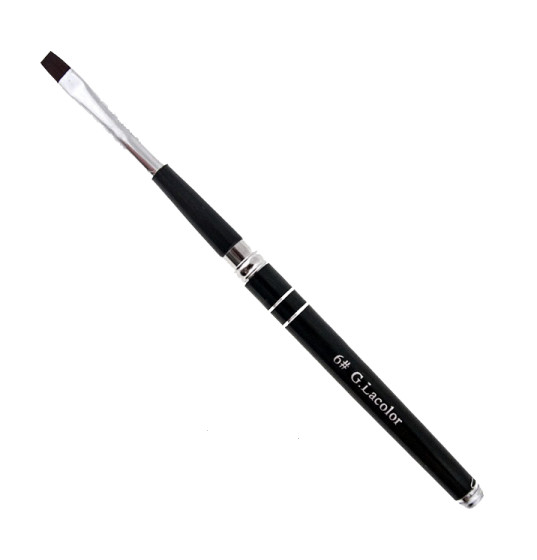 Кисть для наращивания с черной ручкой 6 G. Lacolor*