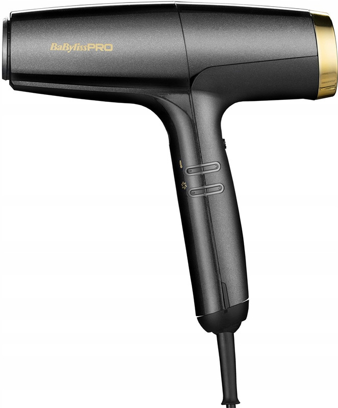 Фен для волос BaByliss PRO Falco Grey&Gold BAB8550E 