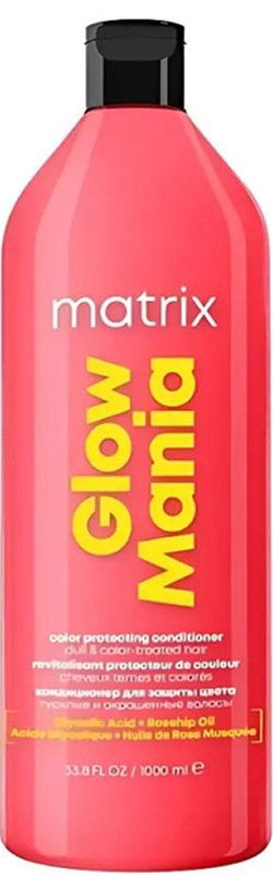 Кондиціонер для захисту кольору та фарбованого волосся Glow Mania Glazing Queen Matrix,​ 1000 мл