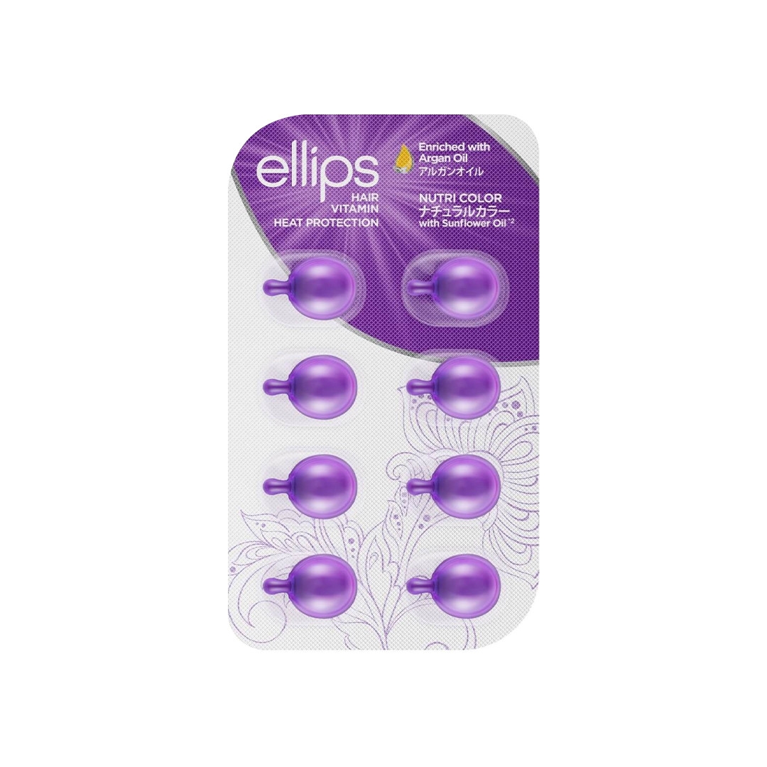 Вітаміни для фарбованого волосся Сяйво кольору Ellipse, 8х1 мл