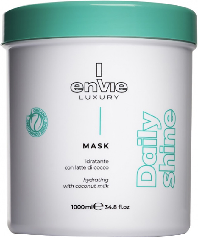 Маска щоденна для волосся з кокосовим молочком Daily Shine Envie, 1000 мл