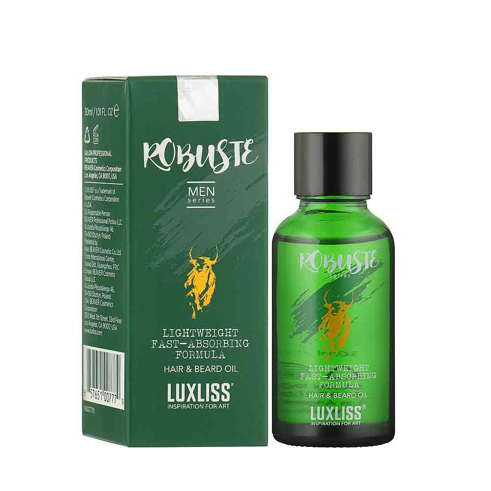 Олія для волосся та бороди Robuste Hair & Beard Oil Luxliss, 30 мл  Фото 2 