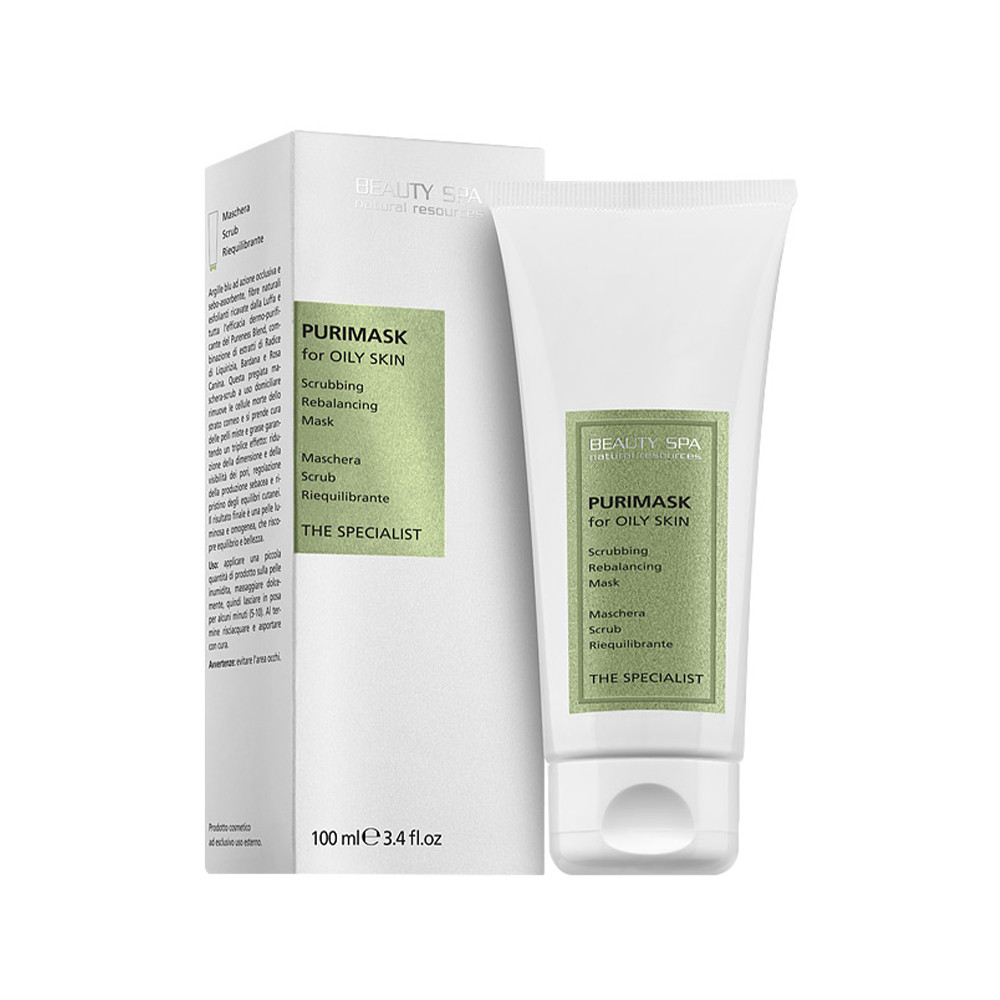 Лікувальний мікро-пілінг для очищення пор шкіри обличчя Purimask Beauty Spa, 100 мл