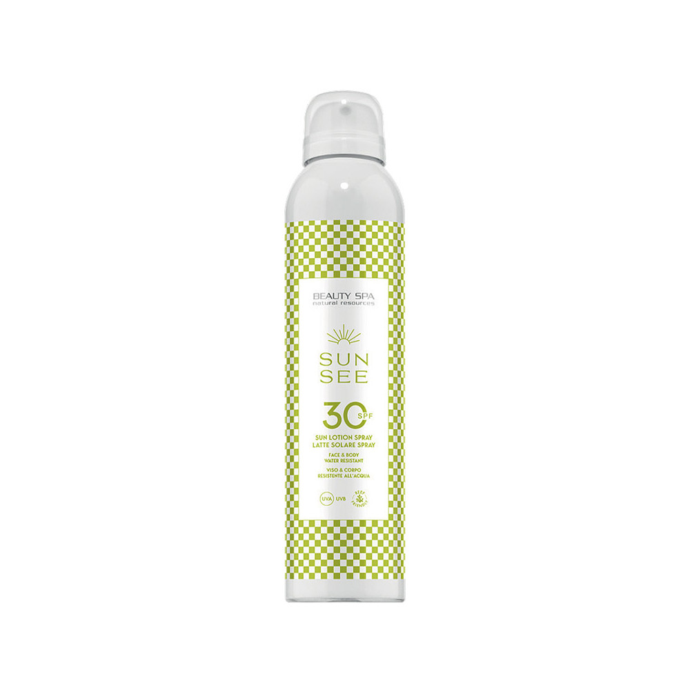 Солнцезащитная водостойкая эмульсия для лица и тела Sun See Spray SPF 30 Beauty Spa, 200 мл