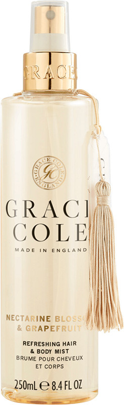 Мист для тела и волос Nectarine Blossom & Grapefruit Grace Cole, 250 мл