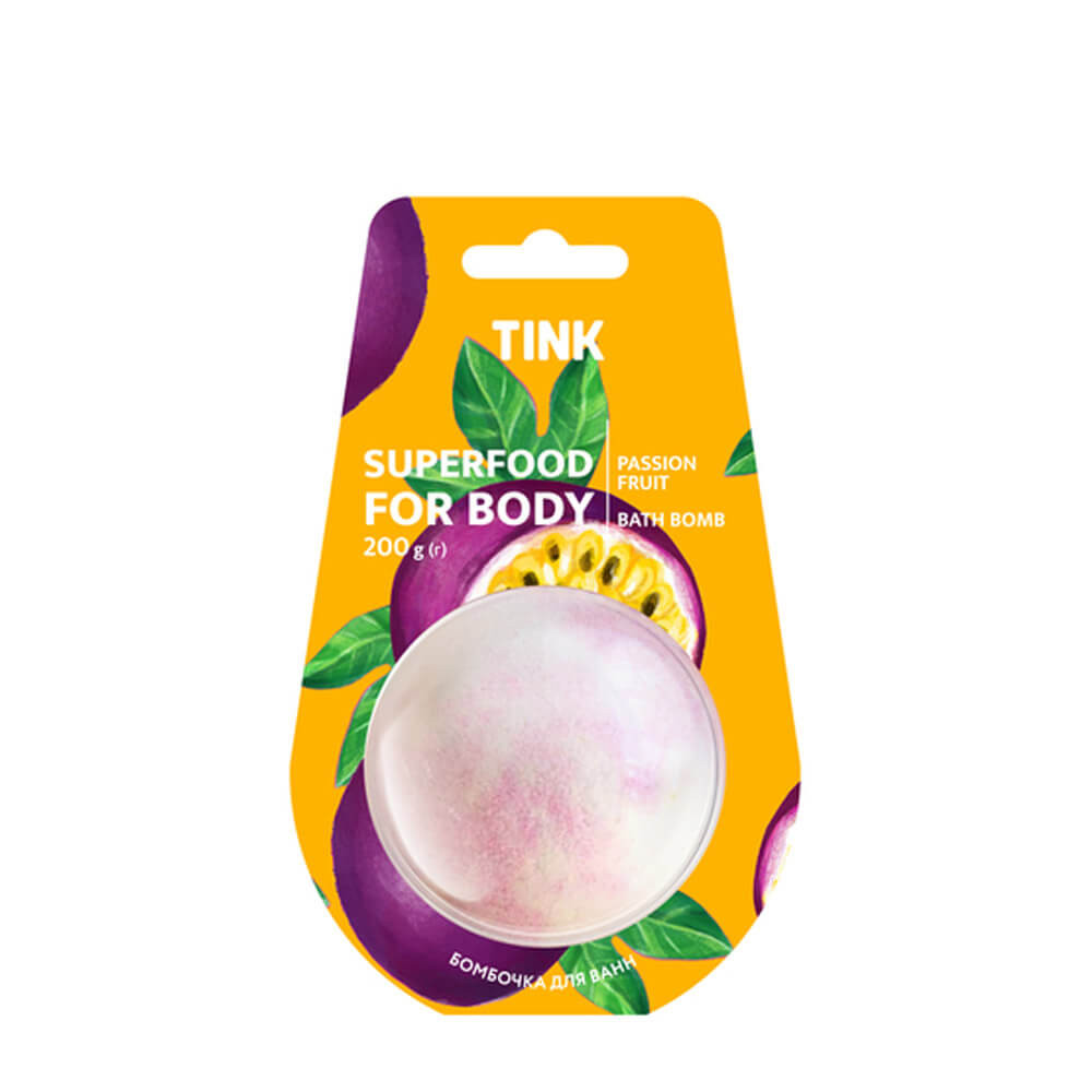 Бомбочка-гейзер для ванны Passion Fruit Tink 200 г* на beauty-prof.com Бомбочка-гейзер для ванны Passion Fruit Tink 200 г*