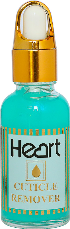Гель кислотний для видалення кутикул Cuticle Remover Heart, синій 30 мл