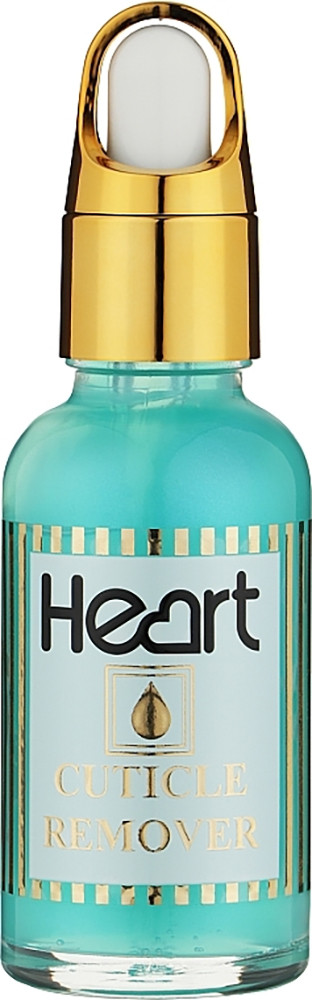 Гель кислотний для видалення кутикул Cuticle Remover Heart, синій 30 мл
