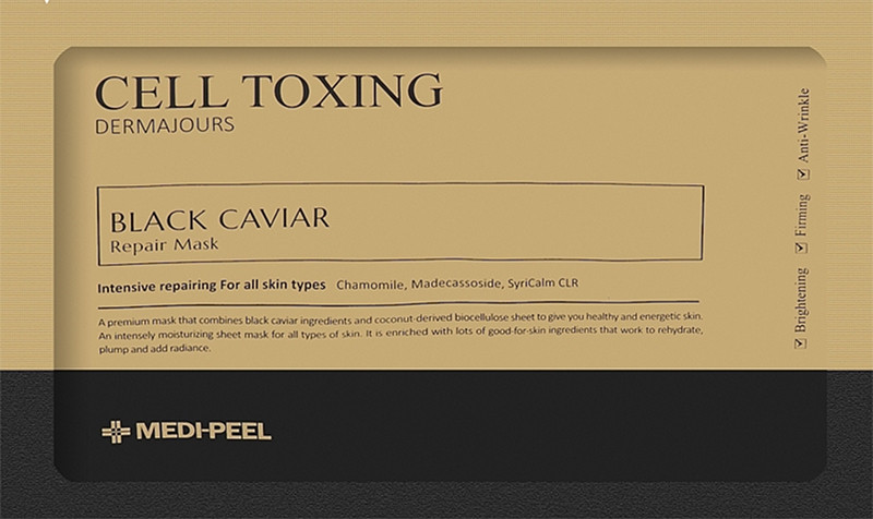 Маска тканевая омолаживающая со стволовыми клетками Cell Toxing Dermajours Repair Mask Medi-Peel