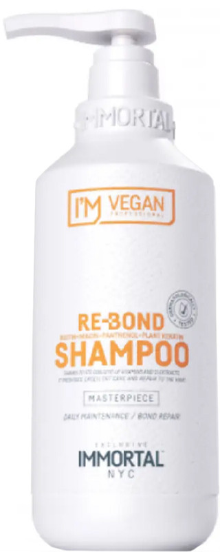 Шампунь для глубокого восстановления поврежденных волос RE-BOND I'M Vegan Immortal, 500 мл