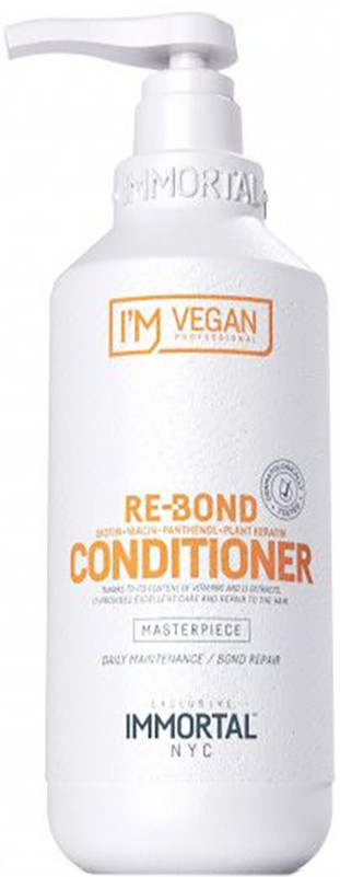 Кондиціонер для глибокого відновлення пошкодженого волосся RE-BOND I'M Vegan Immortal, 500 мл