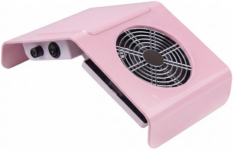 Витяжка для манікюру Simei 858-2A 40W рожева Фото 2