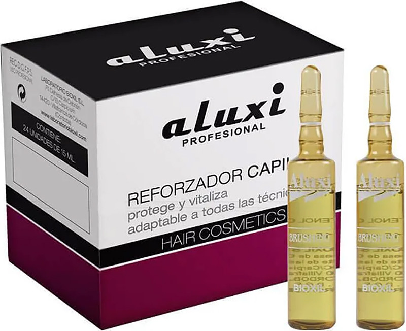 Ампули для волосся, яке піддається термічній обробці Brushing Aluxi, 24х15 мл