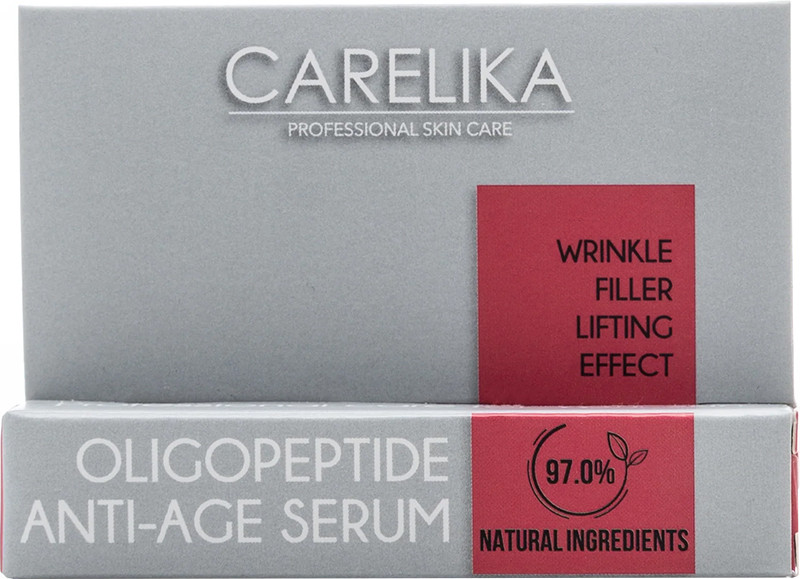 Сироватка для обличчя антивікова з олігопептидами CARELIKA, 7 мл на beauty-prof.com Сироватка для обличчя антивікова з олігопептидами CARELIKA, 7 мл