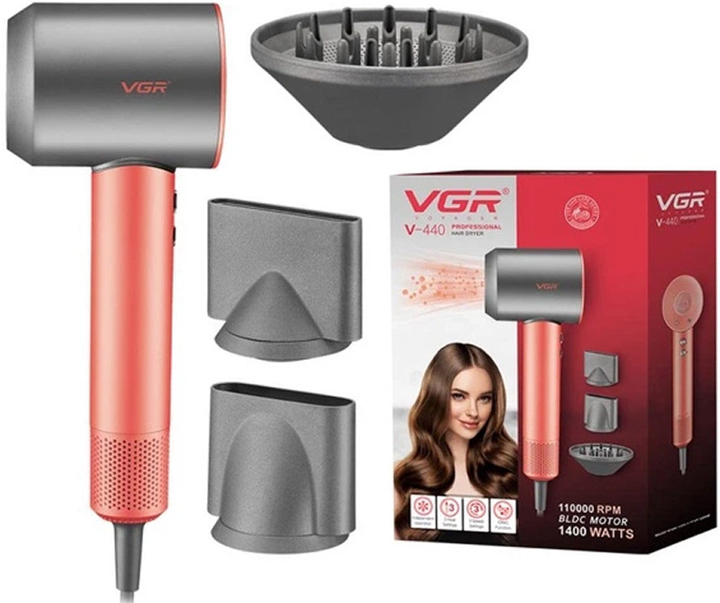 Фен професійний Pink V-440 VGR