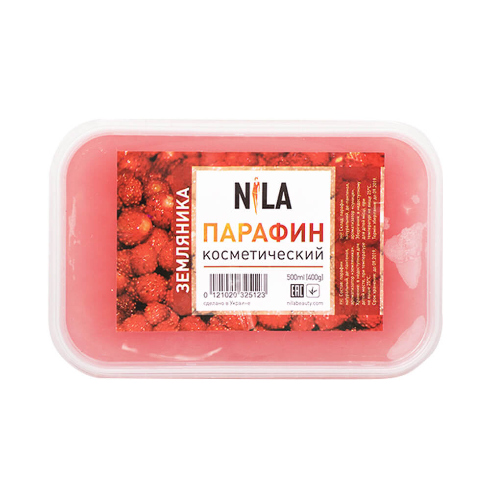 Парафін косметичний Суниця Nila, 500 мл (400 гр)