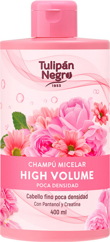 Шампунь мицеллярный для объема волос TULIPAN NEGRO, 400 мл