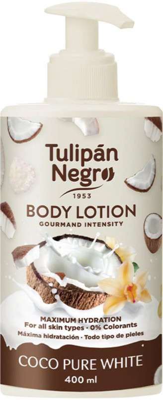 Лосьон для тела Нежный кокос TULIPAN NEGRO, 400 мл