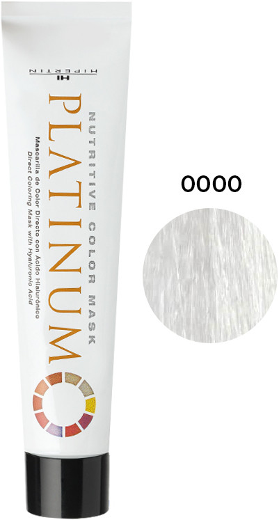 Тонуюча фарба-маска для волосся 0000 чистий блиск Platinum Hipertin, 100 мл