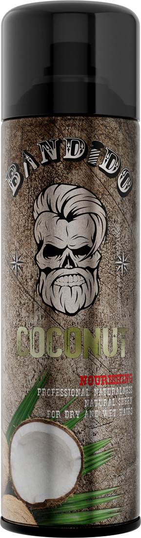 Спрей для волос с кокосовым маслом Coconut Nourishing Professional Sheen Spray Bandido, 500 мл