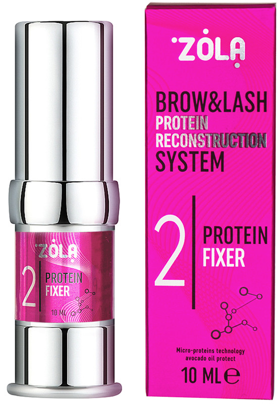 NEW! Состав для ламинирования NEW 02 Protein Fixer ZOLA, 10 мл  Фото 2 