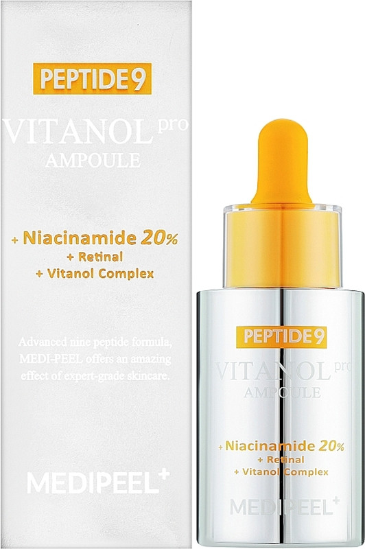 Сыворотка антивозрастная с ниацинамидом 20% Peptide 9 Vitanol Ampoule PRO Medi-Peel 30 мл  Фото 2 