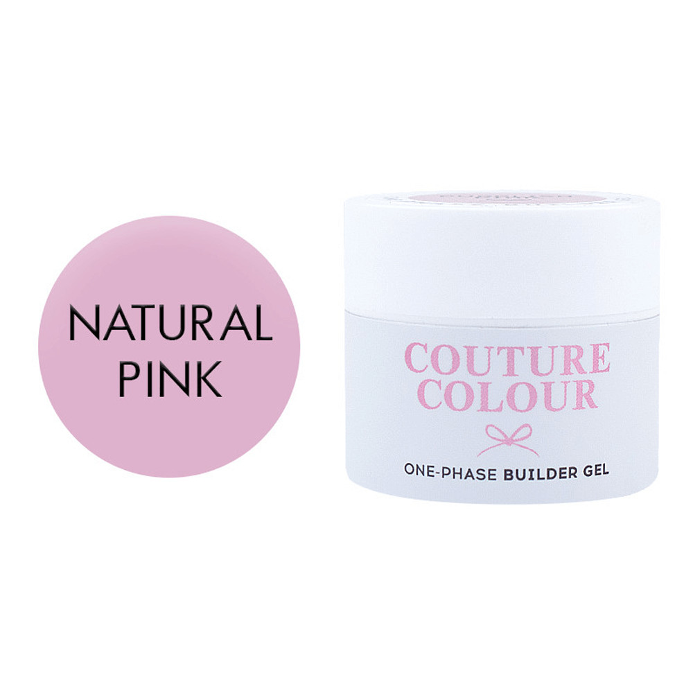 Однофазный гель натуральный розовый Couture Colour, 15 мл