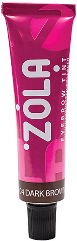 NEW Краска для бровей с коллагеном Eyebrow Tint With Collagen (04 Dark Brown) Zola, 15 мл