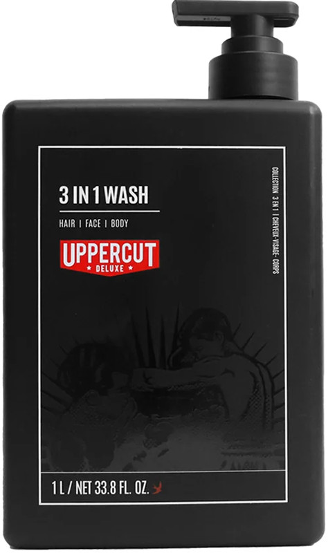 Шампунь 3 in 1 Wash Uppercut Deluxe, 1000 мл