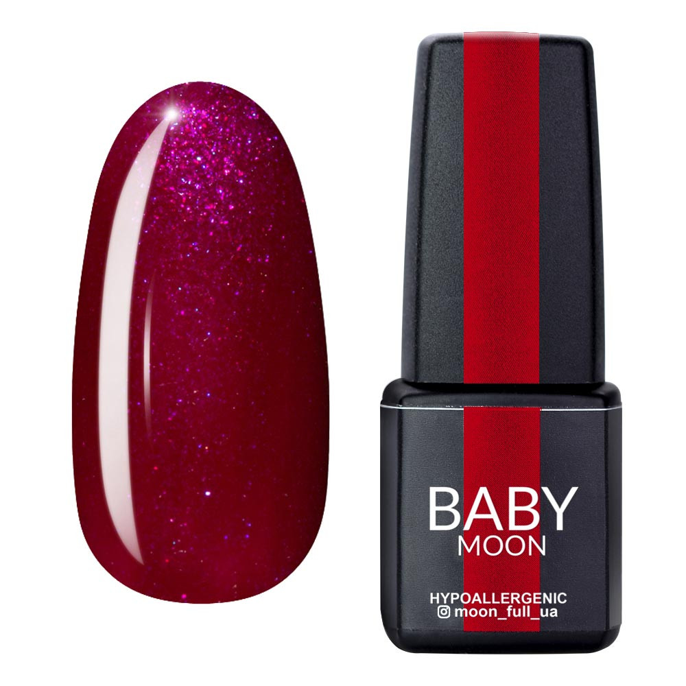 Гель-лак для нігтів Burgundy №07 Baby Moon, 6 мл