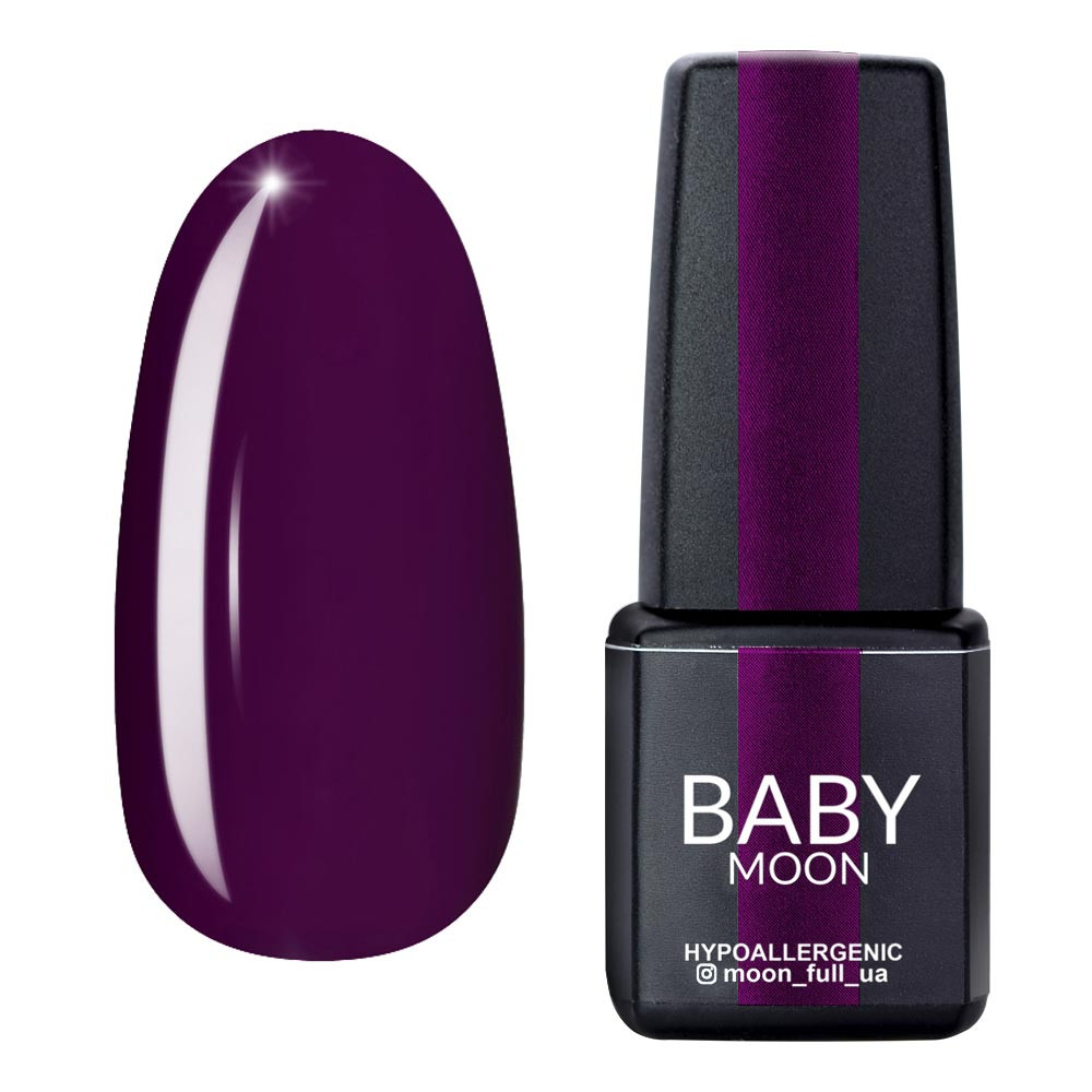 Гель-лак для нігтів Burgundy №12 Baby Moon, 6 мл