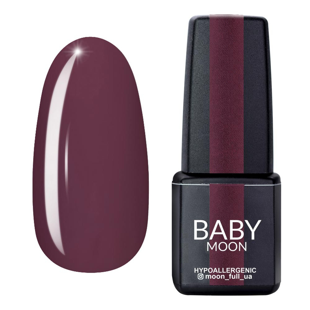 Гель-лак для нігтів Burgundy №14 Baby Moon, 6 мл