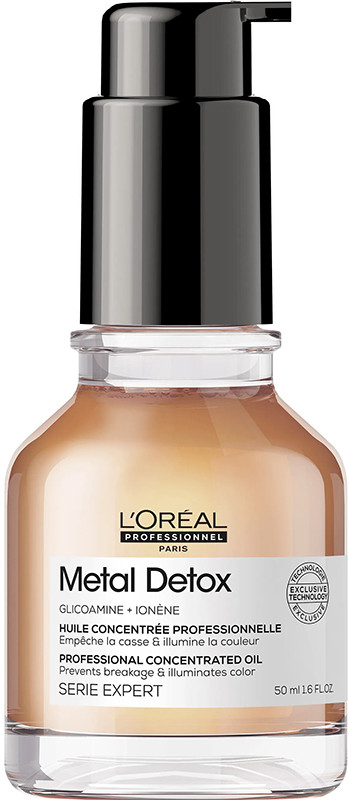 Масло для уменьшения ломкости и нежелательного изменения цвета Metal Detox L'Oreal Professionnel Paris, 50 мл