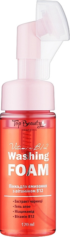 Пенка для умывания с витамином В12 Top Beauty, 170 мл