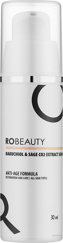 Сироватка антивозастна для обличчя Bakuchiol & Sage CO2 Extract RoBeauty, 30 мл